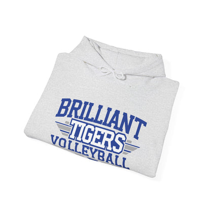 Adult Hoodie Sweatshirt \ Brilliant Tigers Volleyball \ BTV2