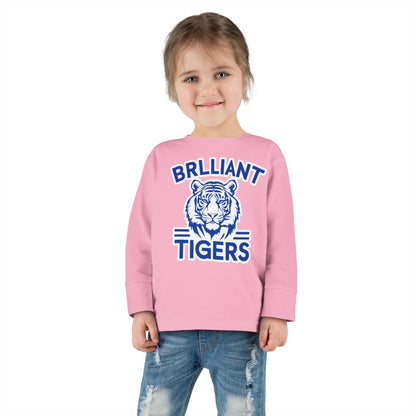 Toddler Long Sleeve Tee \ Brilliant Tigers \ BT1