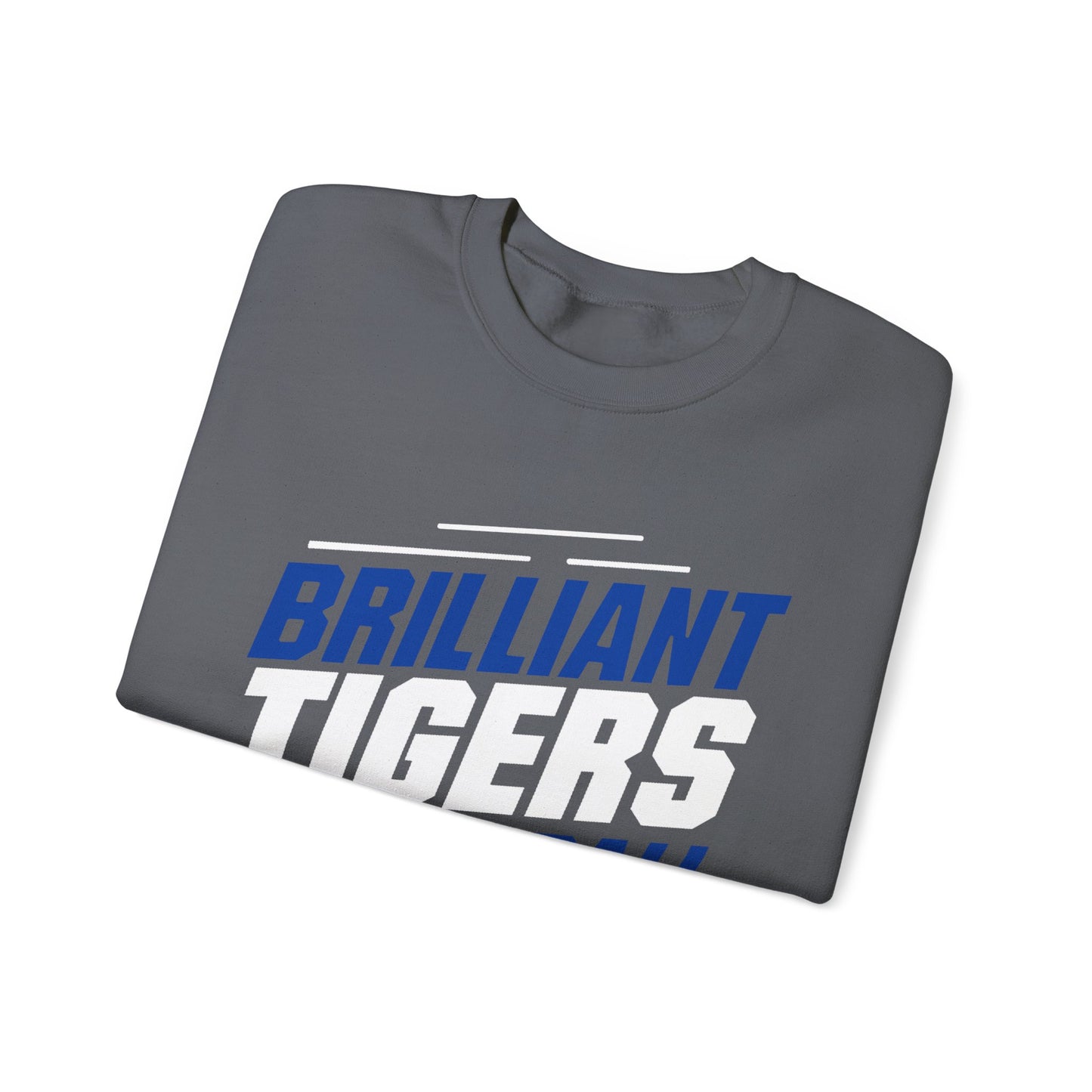 Adult Crewneck Sweatshirt \ Brilliant Tigers Basketball \ BTBK2