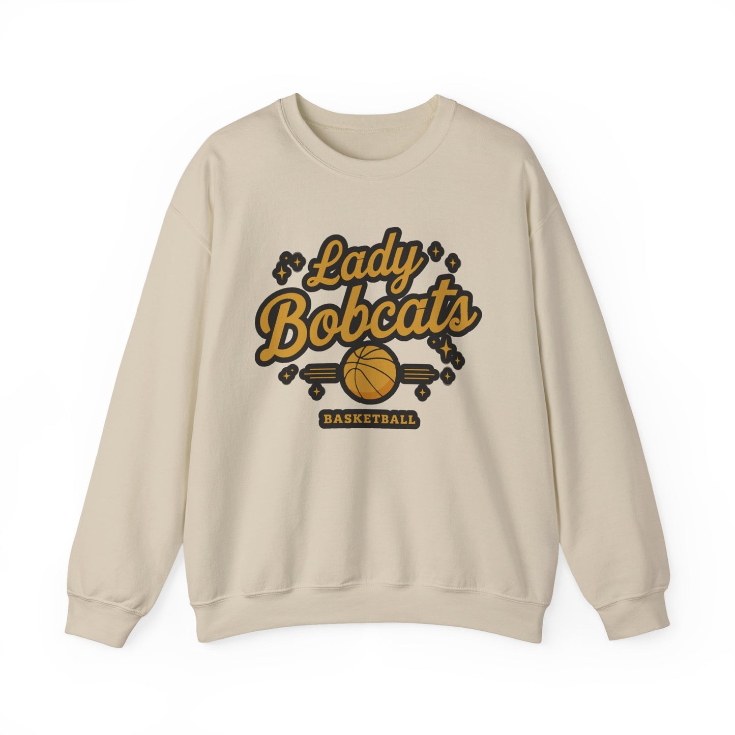 Adult Crewneck Sweatshirt \ Phil Campbell Bobcats Basketball \ PCBBKG2
