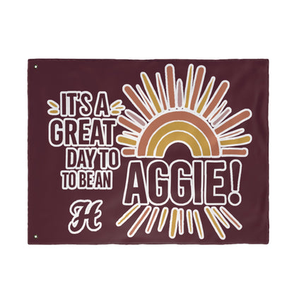 Double Sided Flag \ It's a Great Day to be an Aggie! \ GDA1