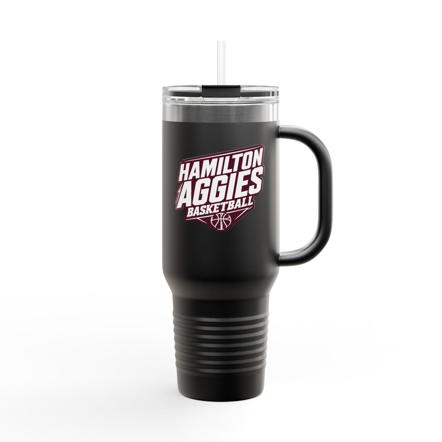 40oz Insulated Tumbler \ Hamilton Aggies Basketball \ HABB2