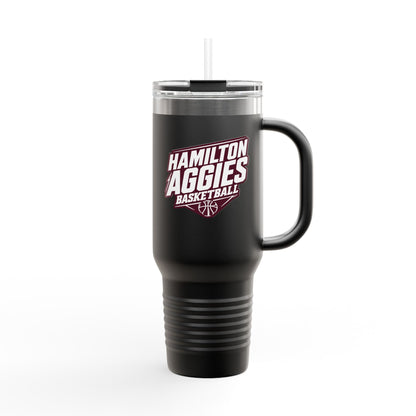 40oz Insulated Tumbler \ Hamilton Aggies Basketball \ HABB2