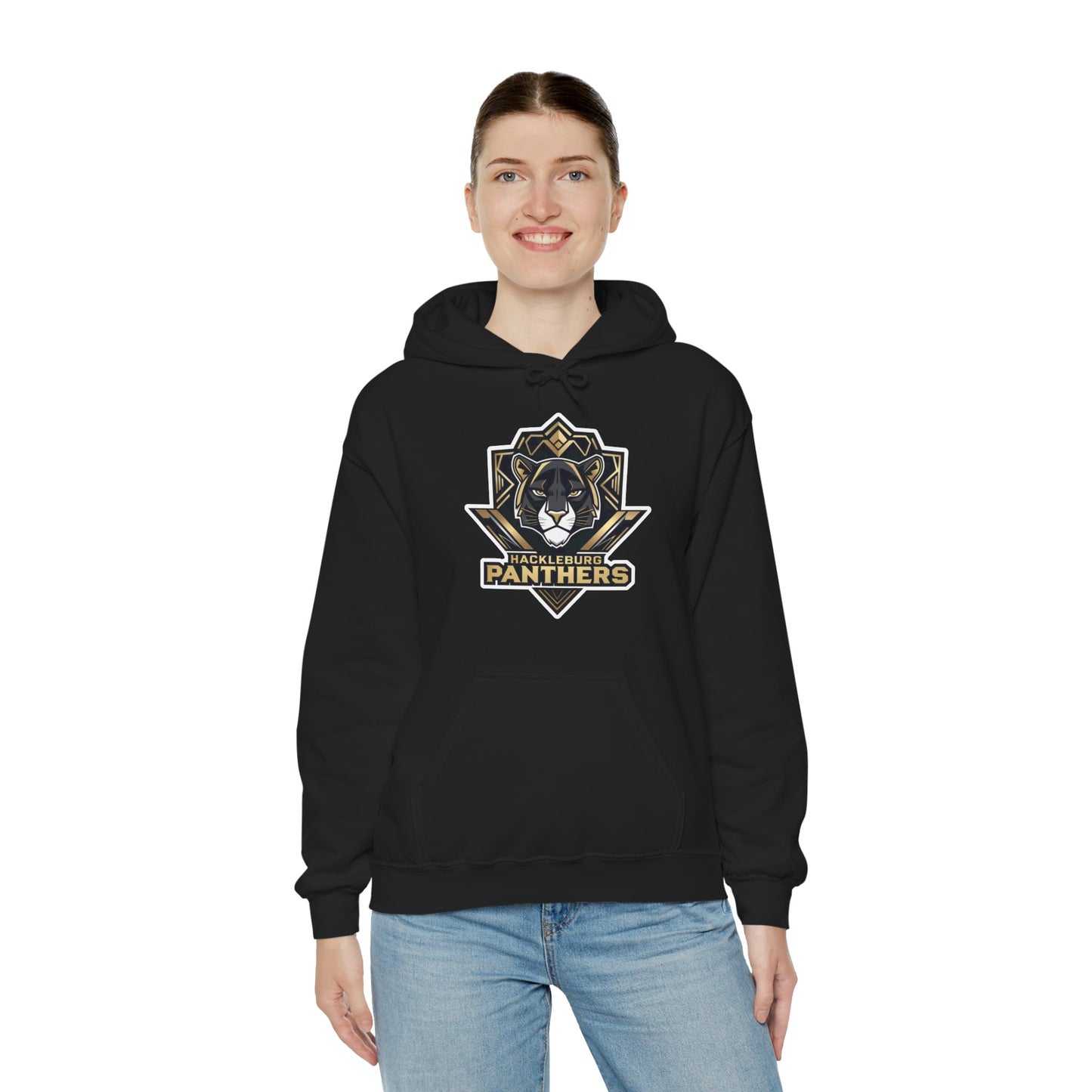Adult Hoodie Sweatshirt \ Hackleburg Panthers \ HP1