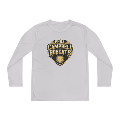 Youth Long Sleeve Tee \ Phill Campbell Bobcats \ PCB1