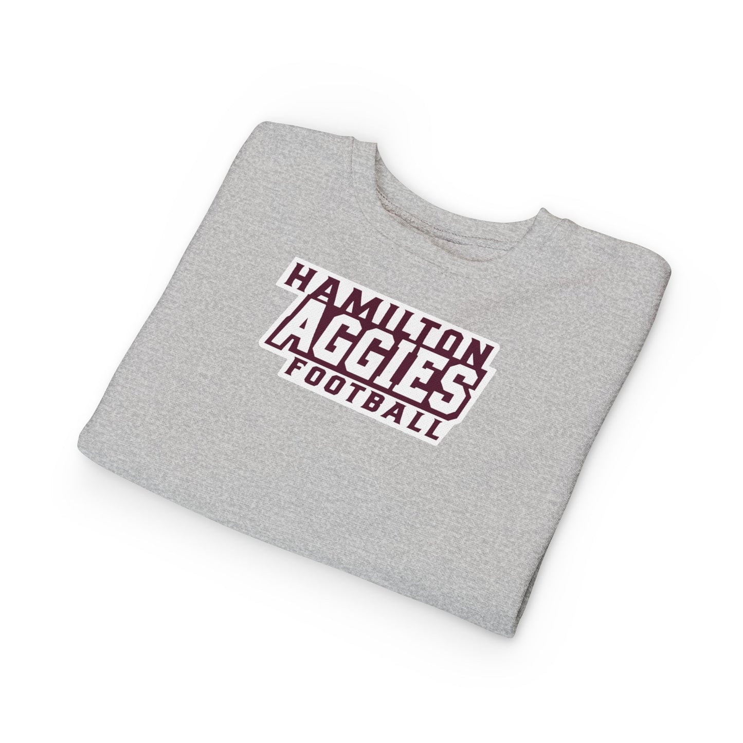 Toddler Crewneck Sweatshirt \ Hamilton Aggies Football \ HAF1