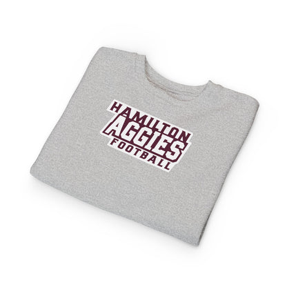 Toddler Crewneck Sweatshirt \ Hamilton Aggies Football \ HAF1