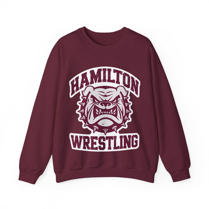 Adult Crewneck Sweatshirt \ Hamilton Aggies Wrestling \ HAW2