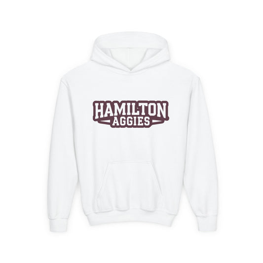 Youth Hoodie Sweatshirt \ Hamilton Aggies \ HA3