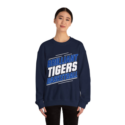Adult Crewneck Sweatshirt \ Brilliant Tigers Basketball \ BTBK2