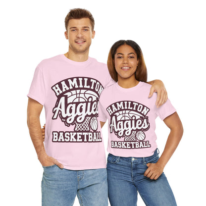 Adult Tee \ Hamilton Aggies Basketball \ HABBG1