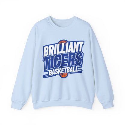 Adult Crewneck Sweatshirt \ Brilliant Tigers Basketball \ BTBK1