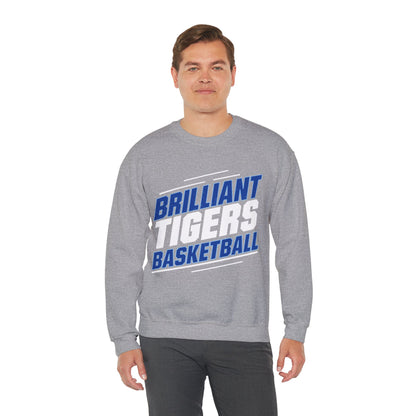 Adult Crewneck Sweatshirt \ Brilliant Tigers Basketball \ BTBK2