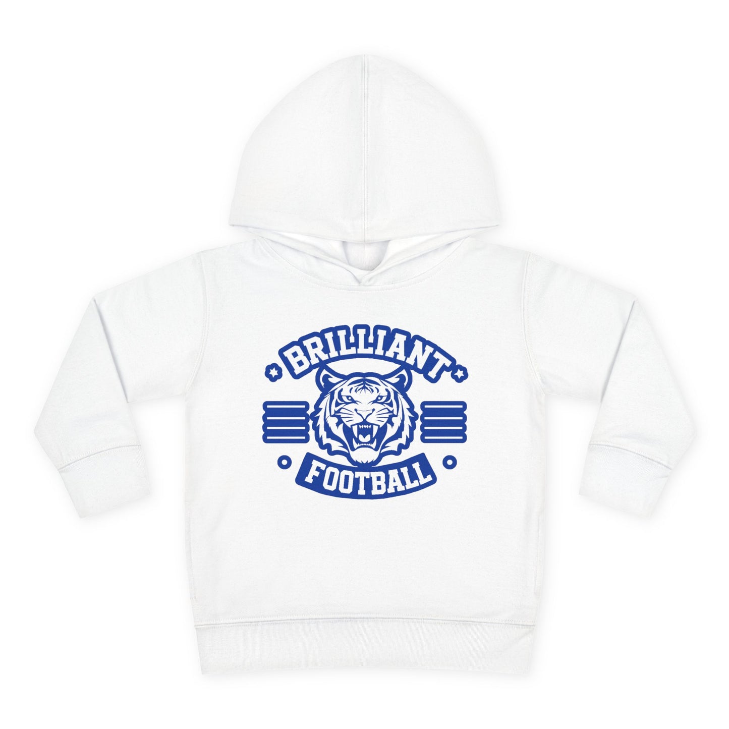 Toddler Hoodie Sweatshirt \ Brilliant Tigers Football \ BTF2