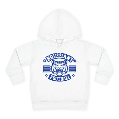 Toddler Hoodie Sweatshirt \ Brilliant Tigers Football \ BTF2
