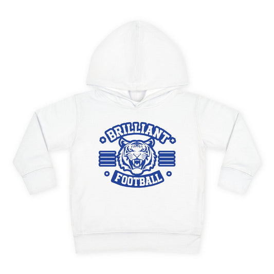 Toddler Hoodie Sweatshirt \ Brilliant Tigers Football \ BTF2