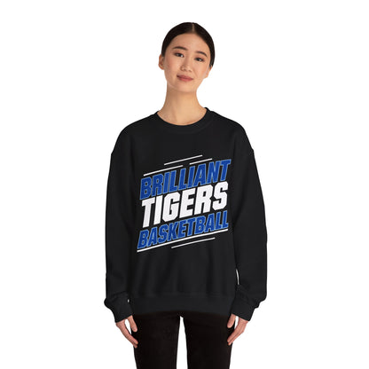 Adult Crewneck Sweatshirt \ Brilliant Tigers Basketball \ BTBK2