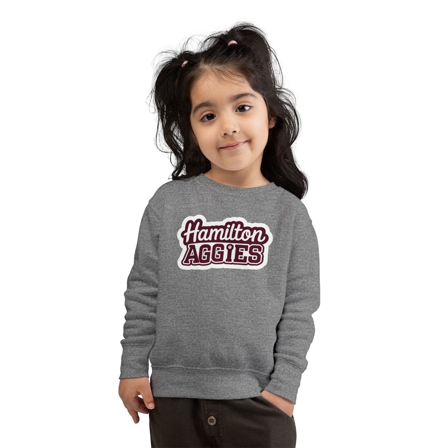 Toddler Crewneck Sweatshirt \ Hamilton Aggies \ HAG2