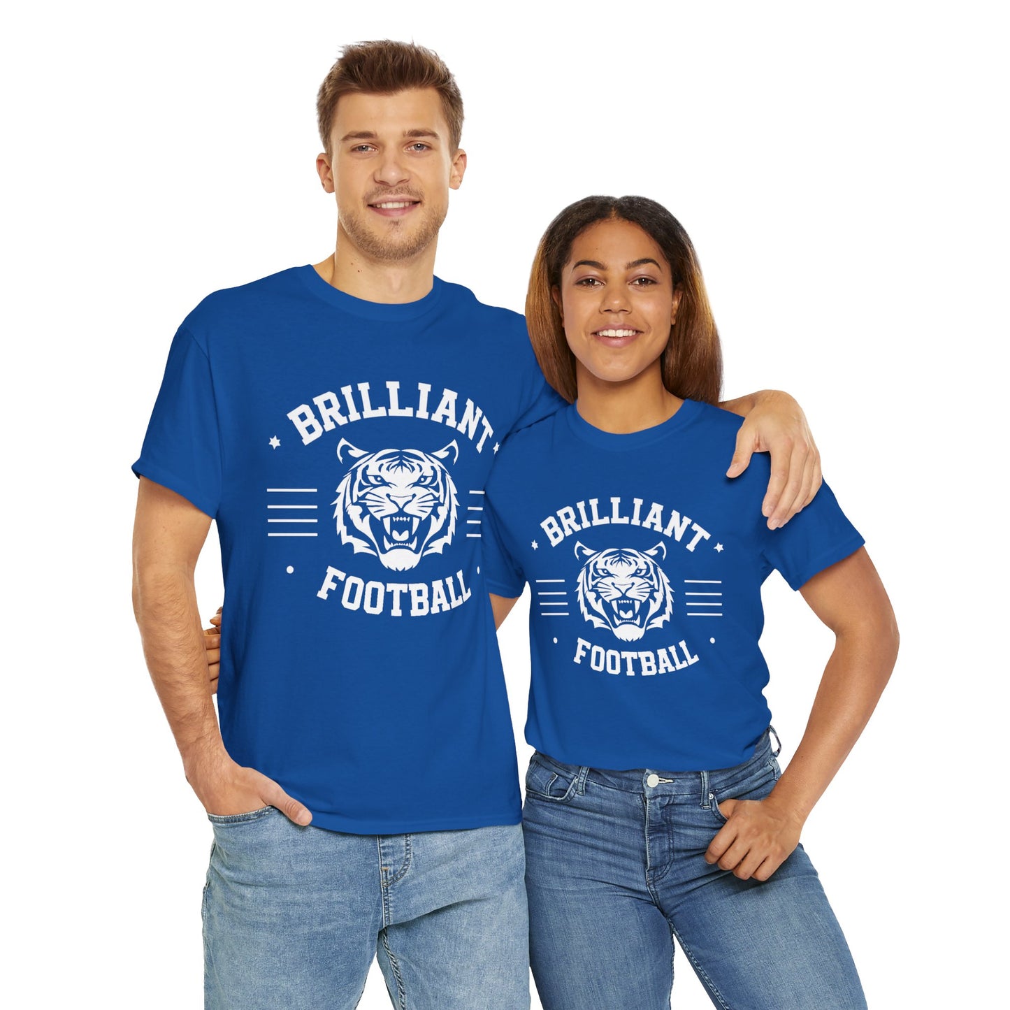 Adult Tee \ Brilliant Tigers Football \ BTF2