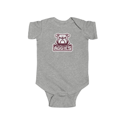 Short Sleeve Baby Bodysuit \ Hamilton Aggies \ HA4