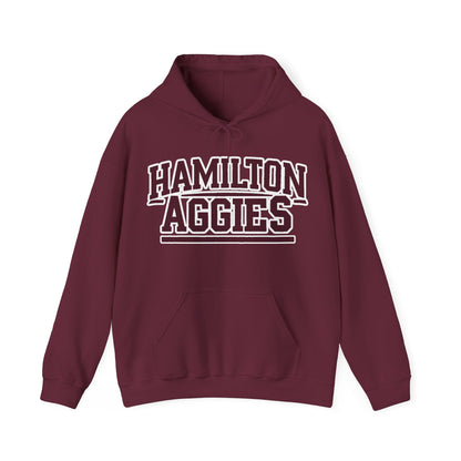 Adult Hoodie Sweatshirt \ Hamilton Aggies \ HA2
