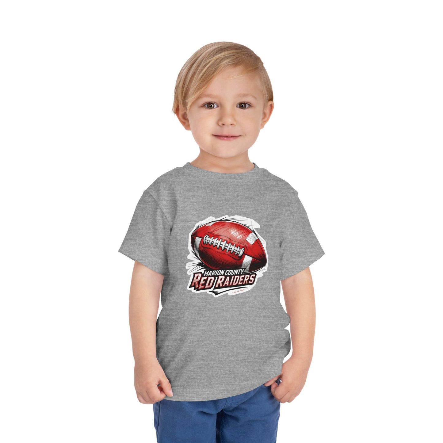 Toddler Tee \ Marion County Red Raiders Football \ MCF1