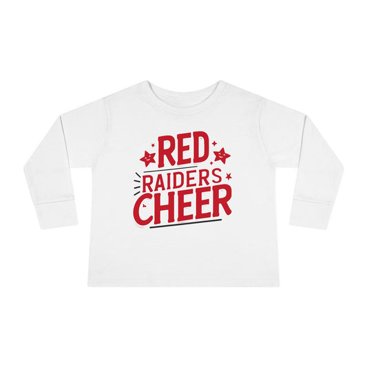 Toddler Long Sleeve Shirt \ Marion County Red Raiders Cheer \ MCC2