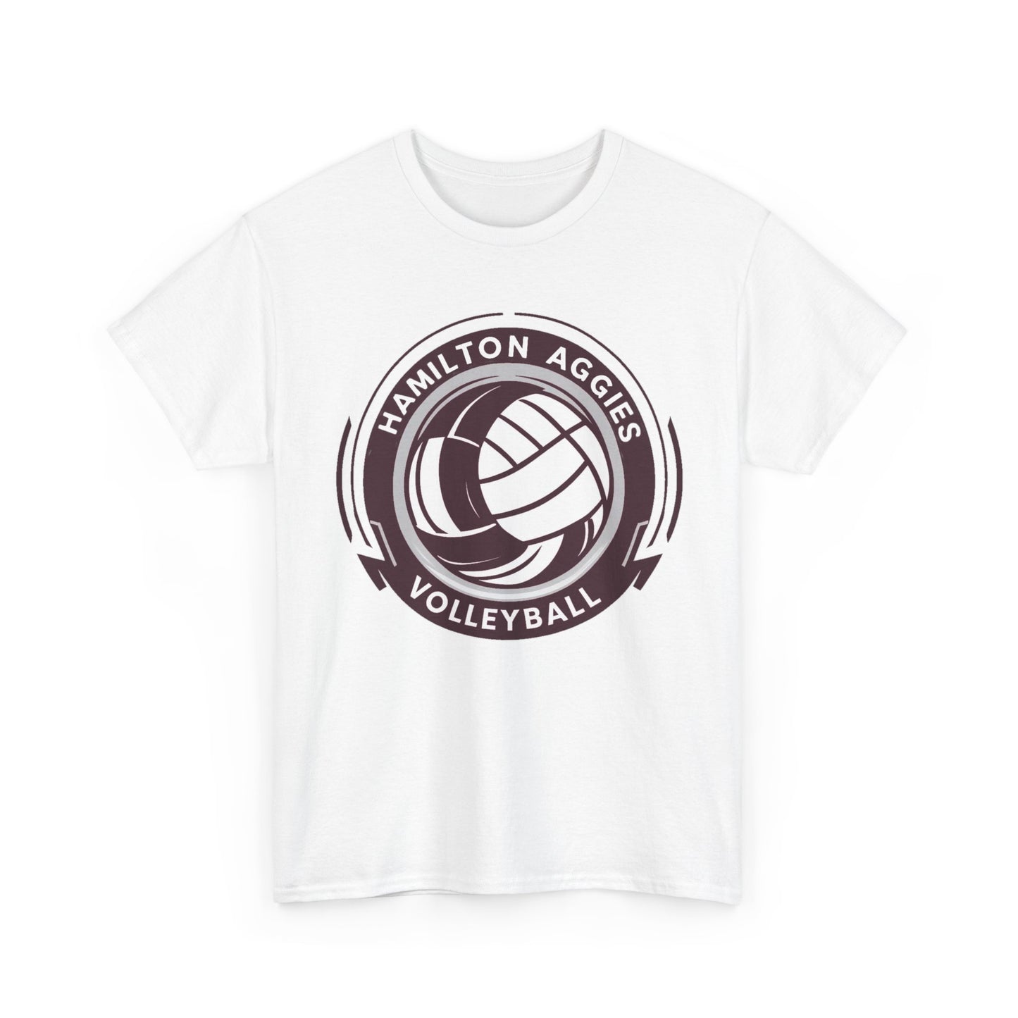 Adult Tee \ Hamilton Aggies Volleyball \ HAV1