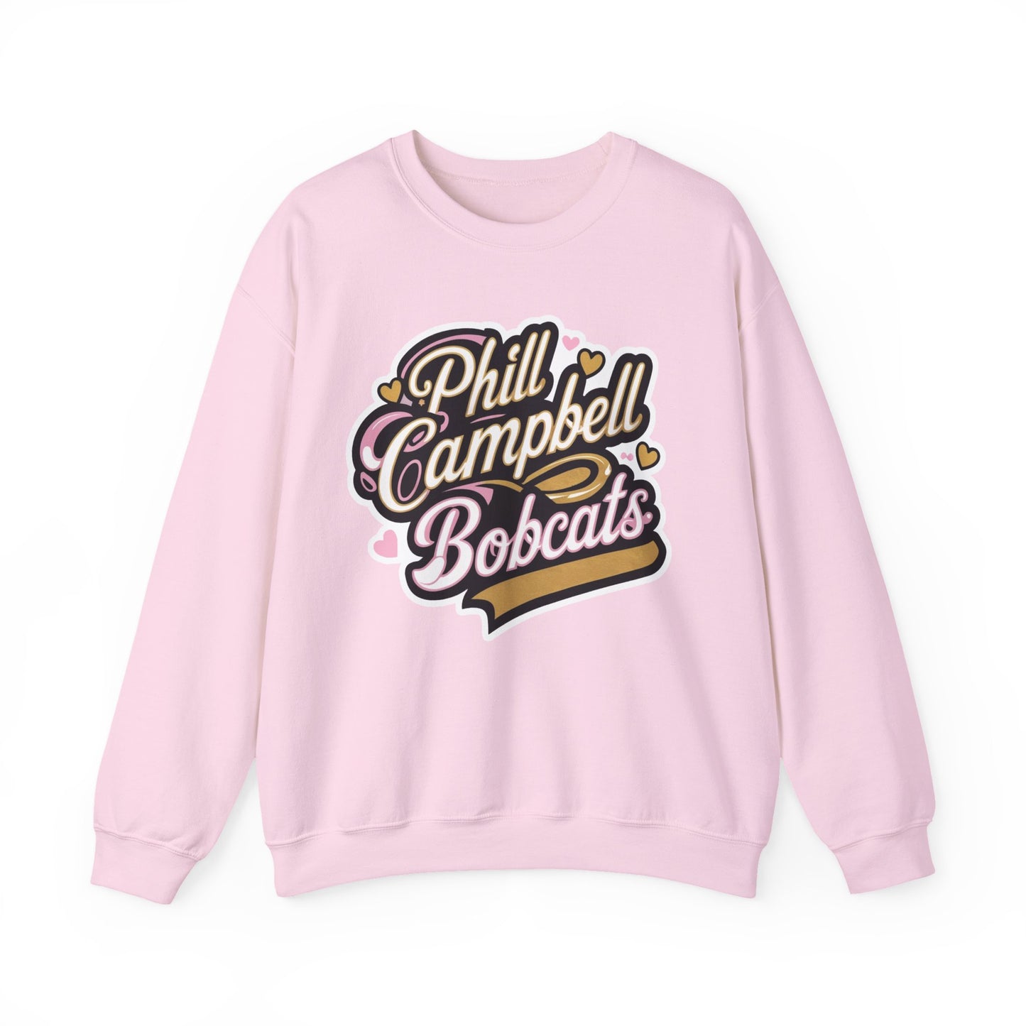 Adult Crewneck Sweatshirt \ Phill Campbell Bobcats \ PCBG1