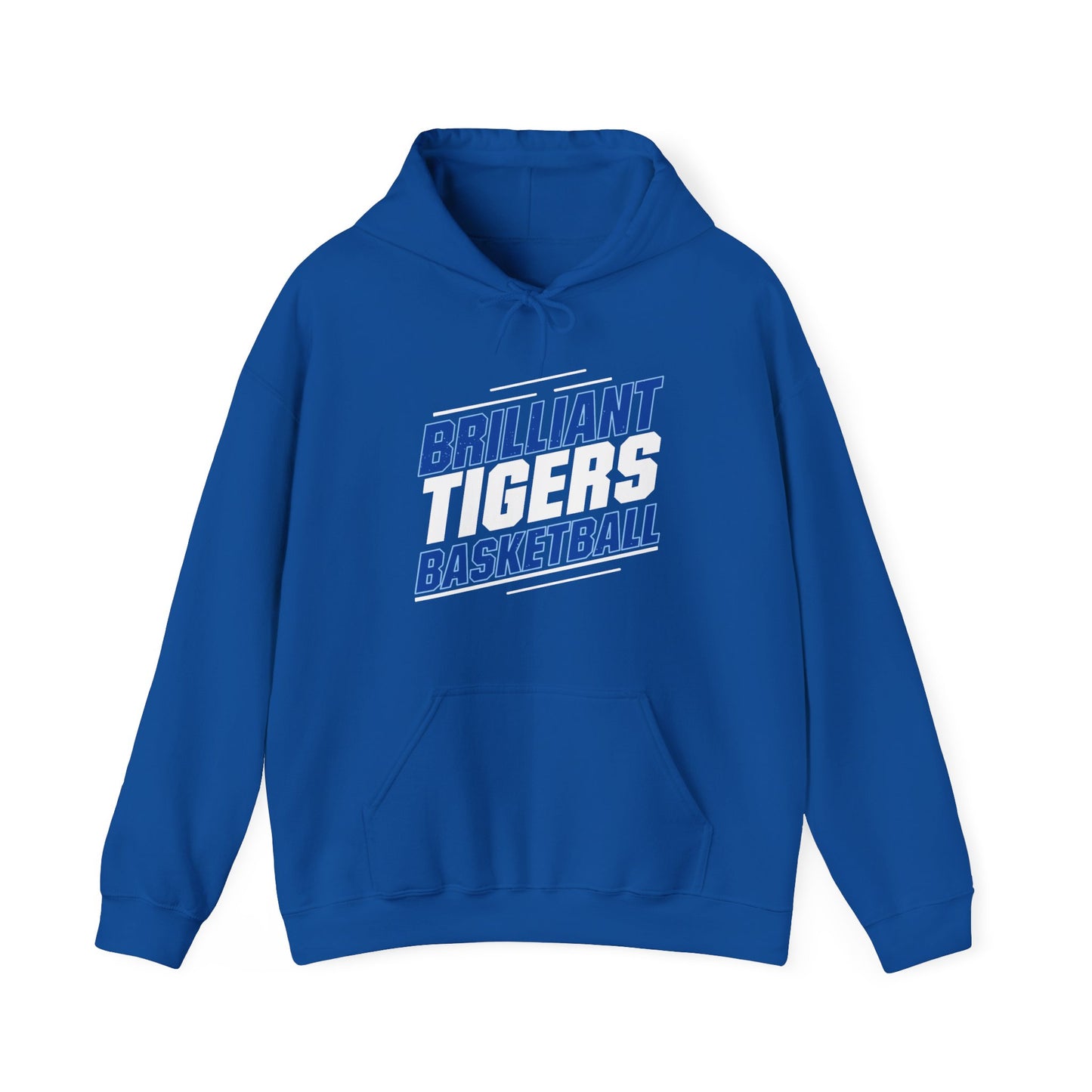 Adult Hoodie Sweatshirt \ Brilliant Tigers Basketball \ BTBK2