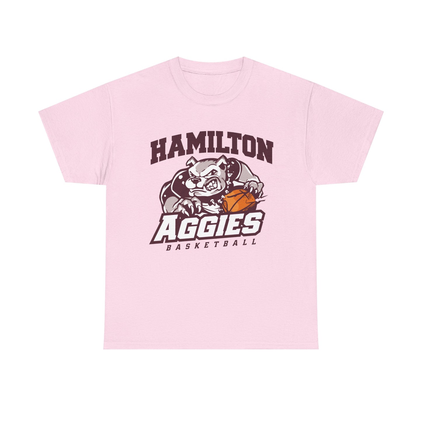Adult Tee \ Hamilton Aggies Basketball \ HABK1