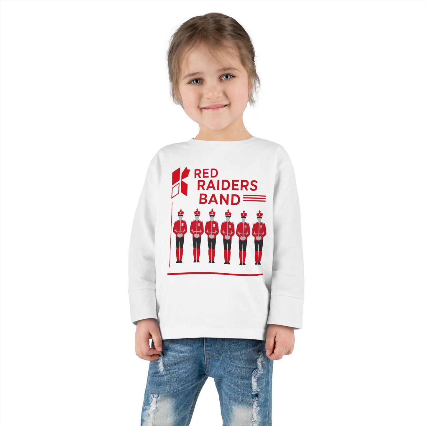 Toddler Long Sleeve Tee \ Marion County Red Raiders Band \ MCB1