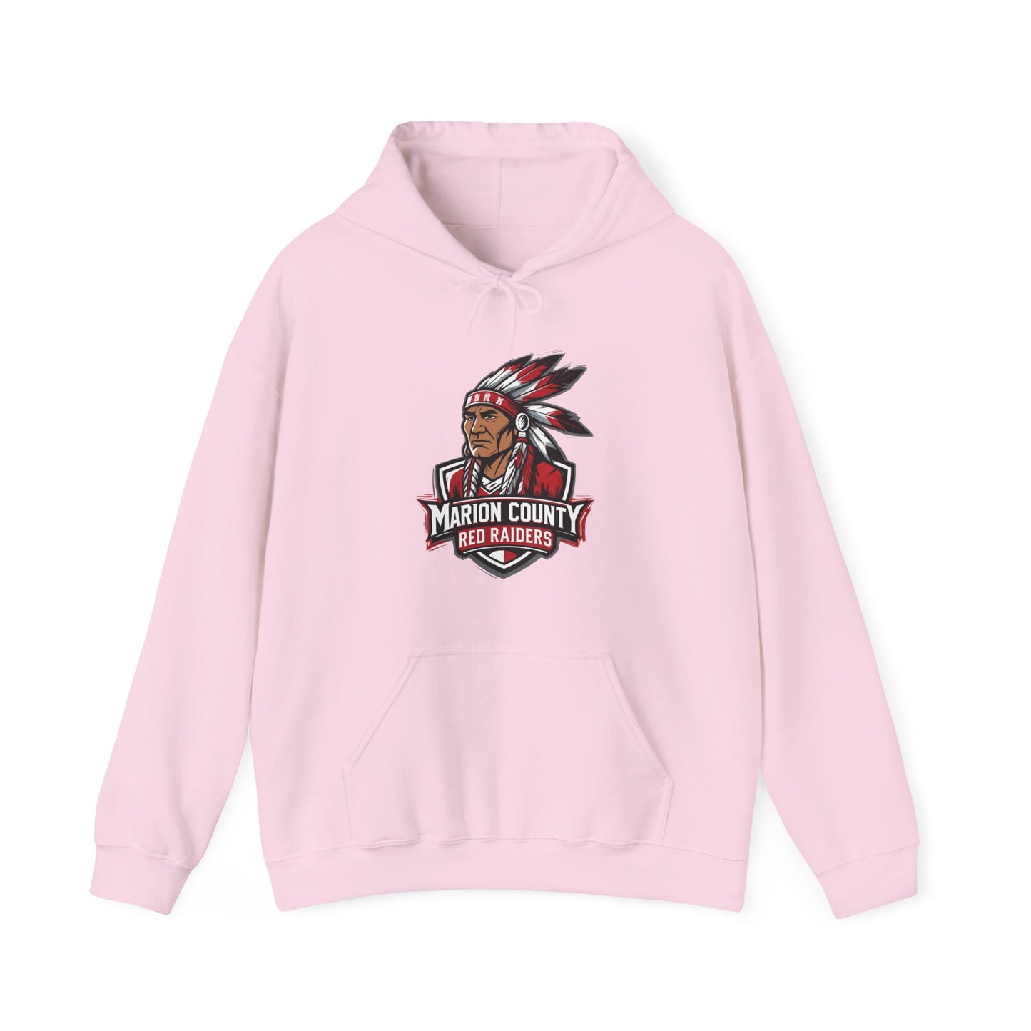 Adult Hooded Sweatshirt \ Marion County Red Raiders \ MC2