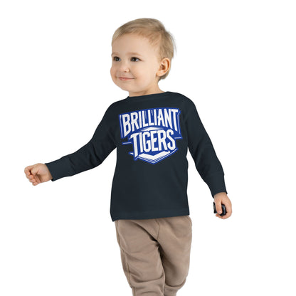 Toddler Long Sleeve Tee \ Brilliant Tigers \ BT2