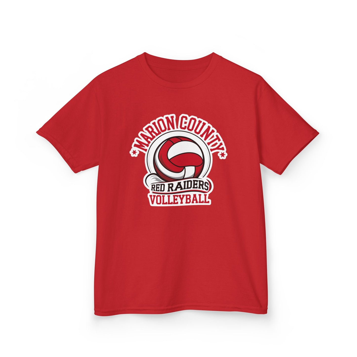 Youth Tee \ Marion County Red Raiders Volleyball \ MCV1