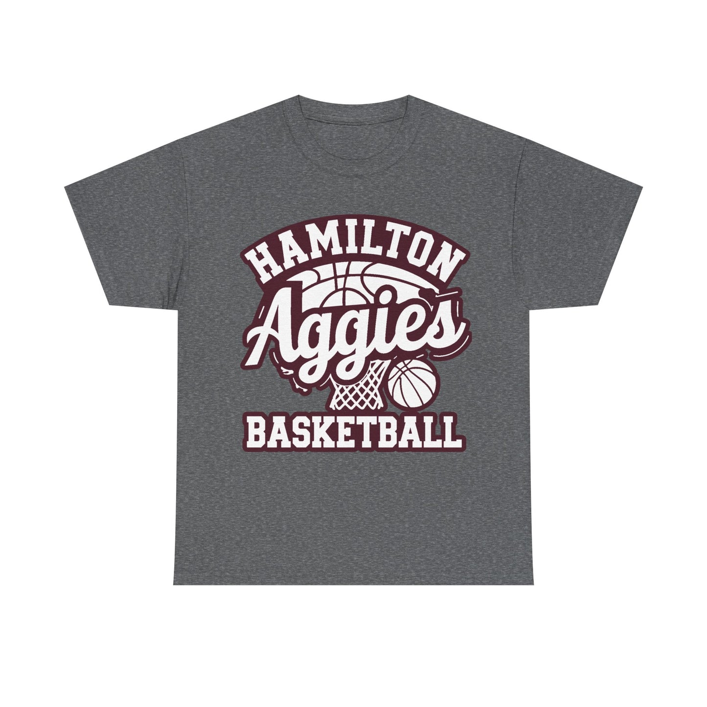 Adult Tee \ Hamilton Aggies Basketball \ HABBG1