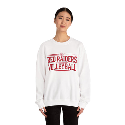 Adult Crewneck Sweatshirt \ Marion County Red Raiders Volleyball \ MCV2
