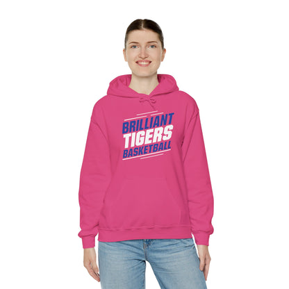 Adult Hoodie Sweatshirt \ Brilliant Tigers Basketball \ BTBK2