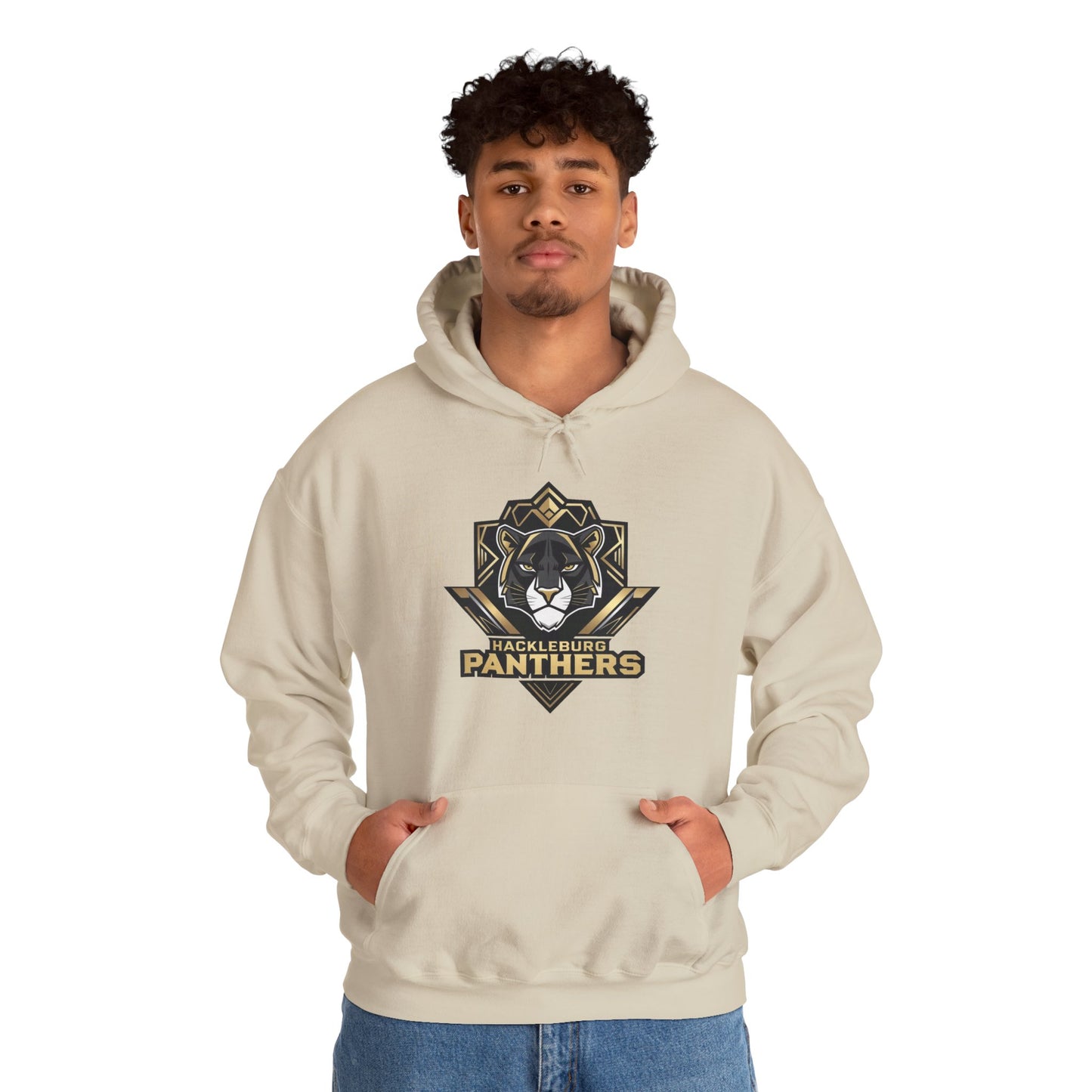Adult Hoodie Sweatshirt \ Hackleburg Panthers \ HP1