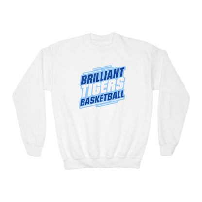 Youth Crewneck Sweatshirt \ Brilliant Tigers Basketball \ BTBK2