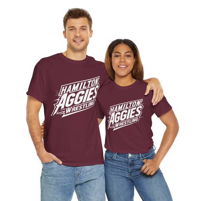 Adult Tee \ Hamilton Aggies Wrestling \ HAW1