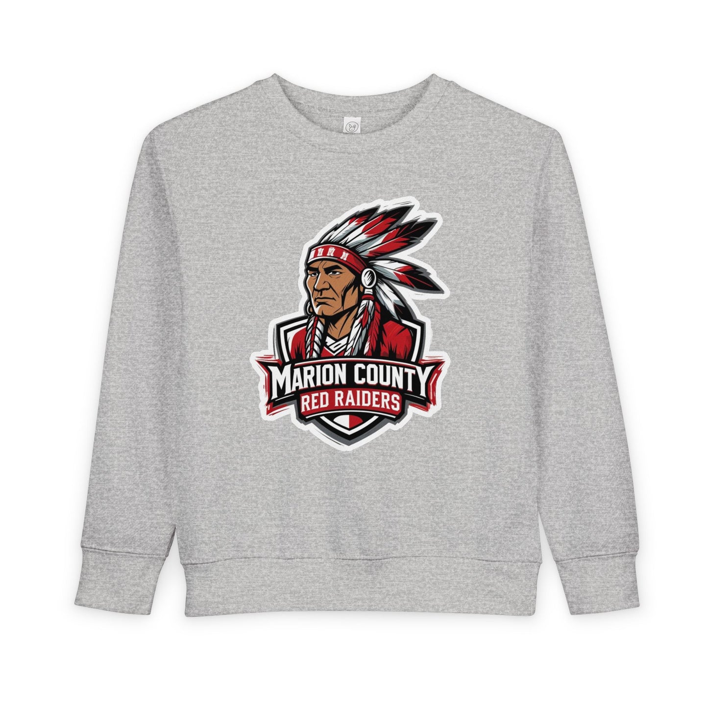 Toddler Crewneck Sweatshirt \ Marion County Red Raiders \ MC2