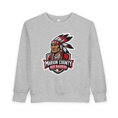 Toddler Crewneck Sweatshirt \ Marion County Red Raiders \ MC2