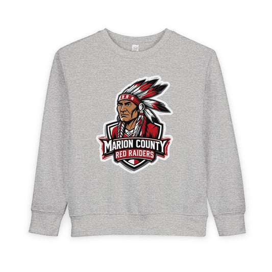 Toddler Crewneck Sweatshirt \ Marion County Red Raiders \ MC2