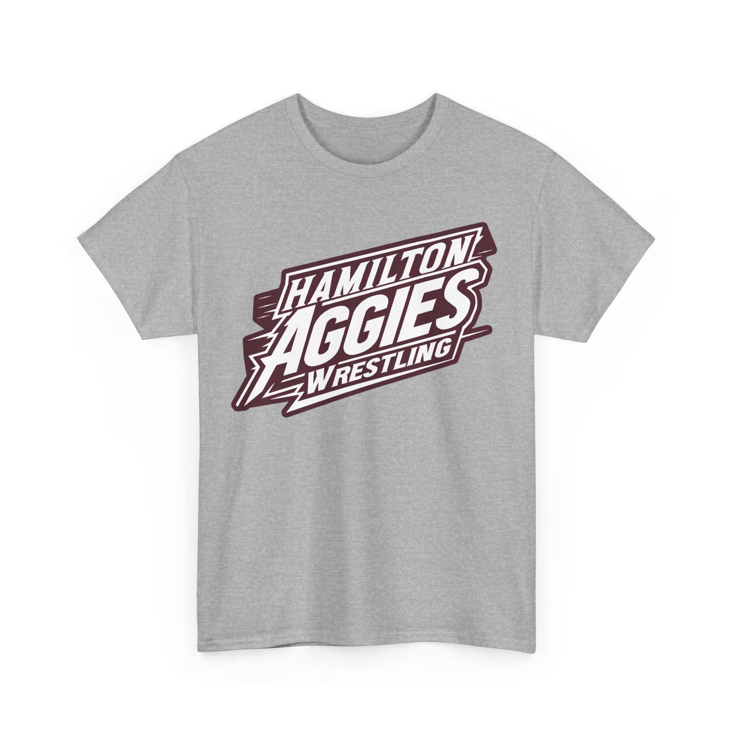 Adult Tee \ Hamilton Aggies Wrestling \ HAW1