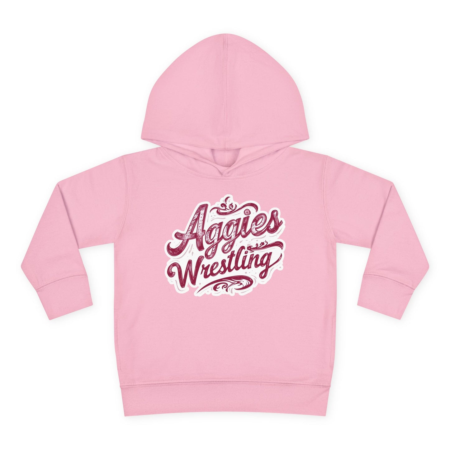 Toddler Hoodie Sweatshirt \ Hamilton Aggies Wrestling \ HAWG2