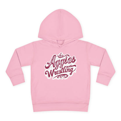 Toddler Hoodie Sweatshirt \ Hamilton Aggies Wrestling \ HAWG2