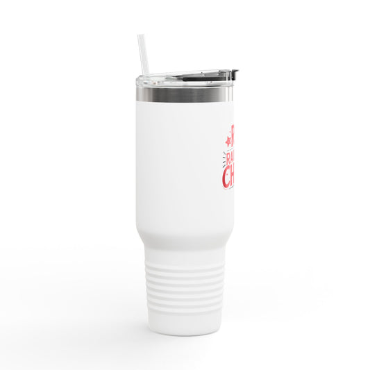 40oz Insulated Tumbler \ Marion County Red Raiders Cheer \ MCC2