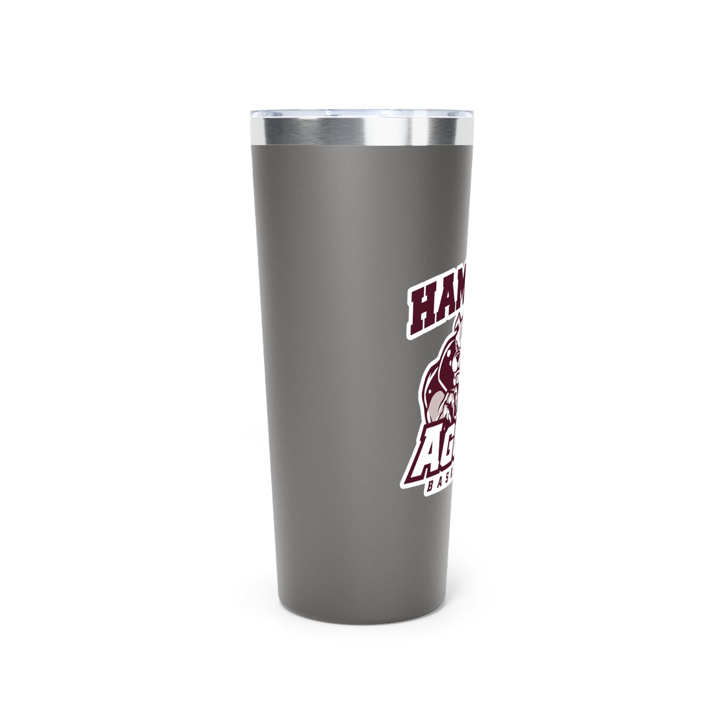 22oz Copper Insulated Tumbler \ Hamilton Aggies Basketball \ HABB1
