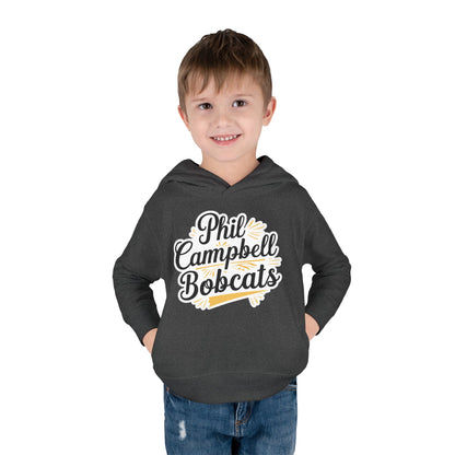 Toddler Hoodie Sweatshirt \ Phil Campbell Bobcats \ PCBG2